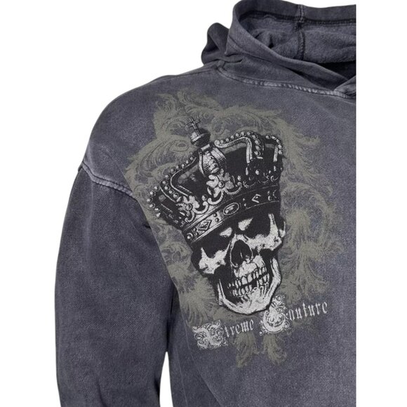 Archaic By Affliction Unisex Oversized Boxy Pullover Hoodie Ordained - Picture 5 of 7